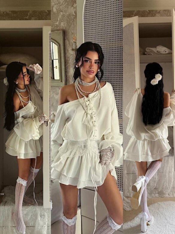 Sukienka Aurera biała 