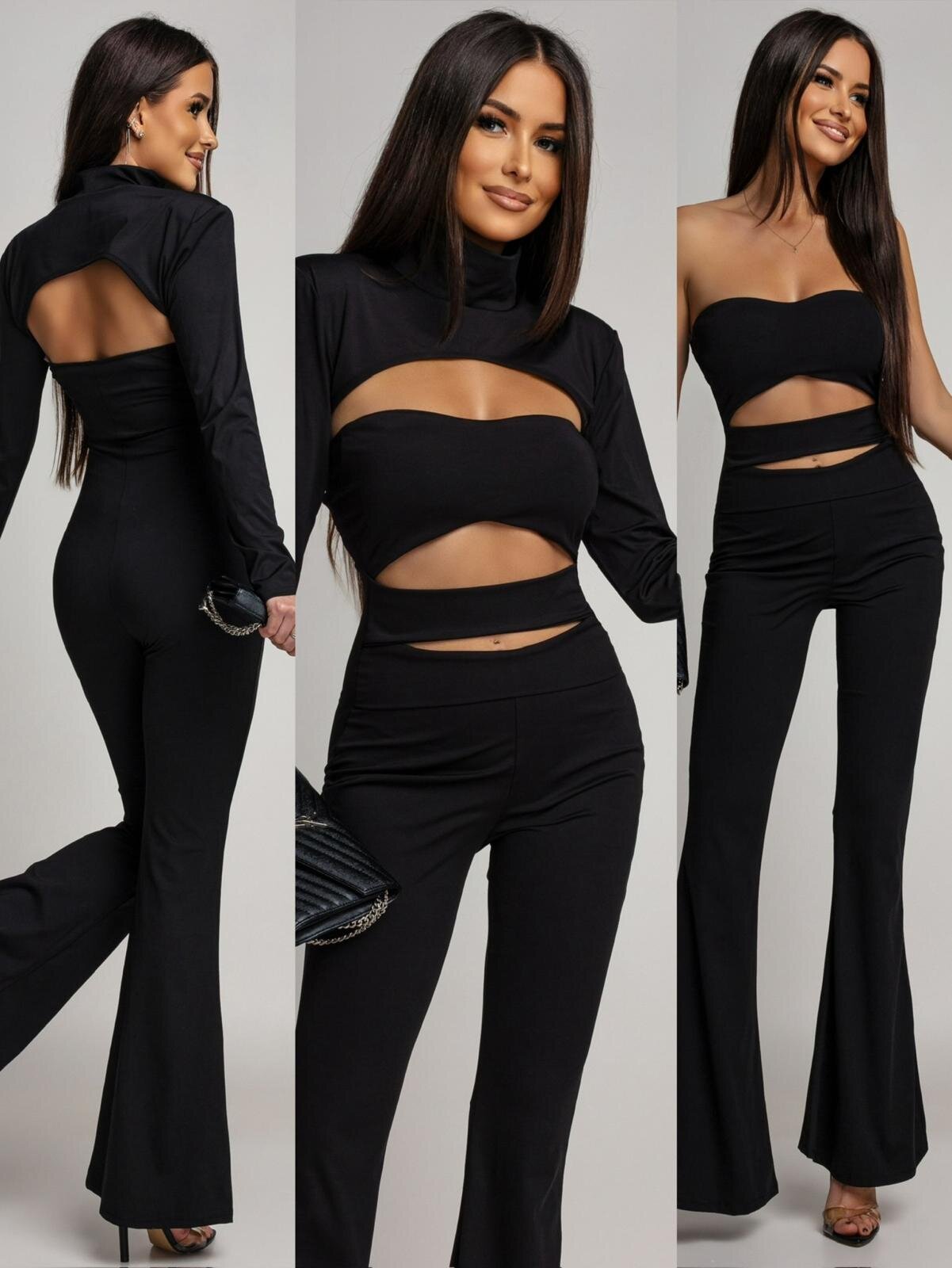 Kombinezon Lionello czarny