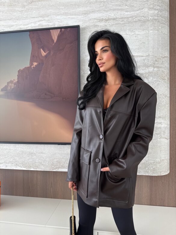 Marynarka Valerie czekoladowa 