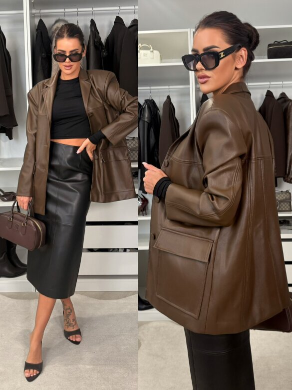 Marynarka Valerie brązowa 