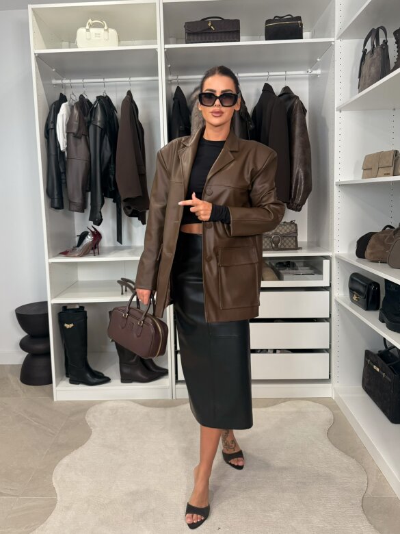 Marynarka Valerie brązowa 