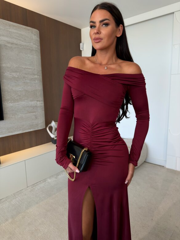 Dress Merionne claret