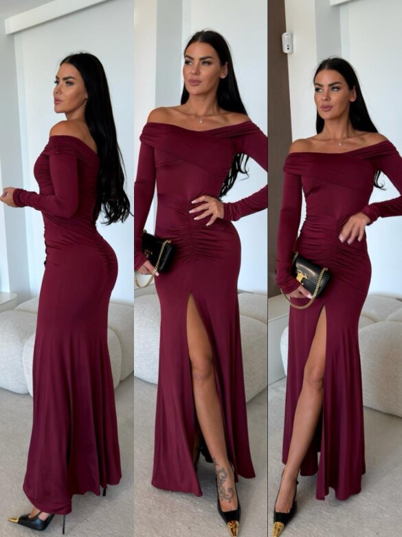 Dress Merionne claret