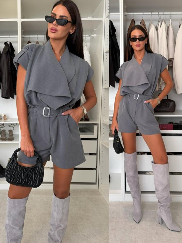 Jumpsuit Vertasso grey