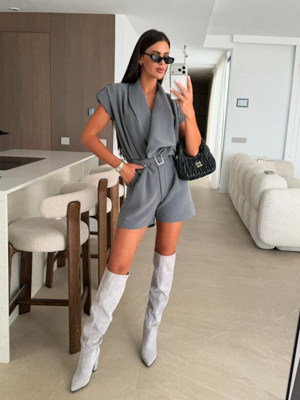 Jumpsuit Vertasso grey