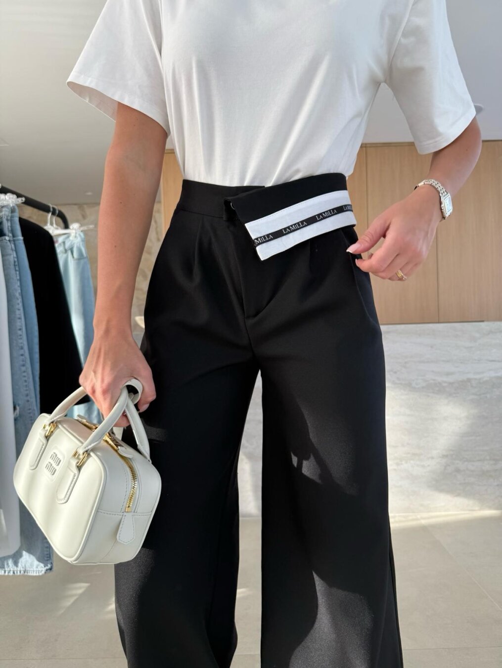 Trousers Darla elegant black 3
