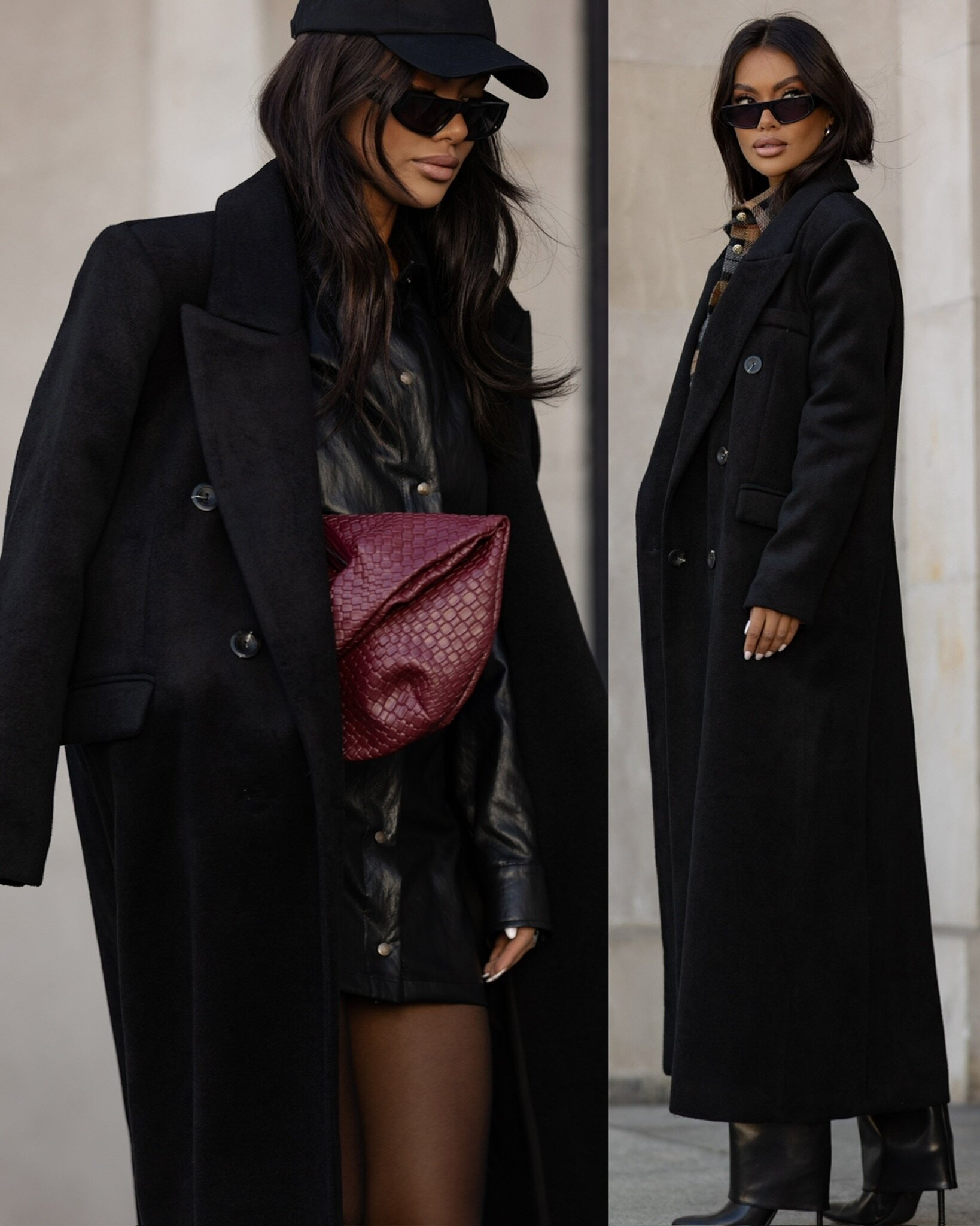 Płaszcz Basler czarny 