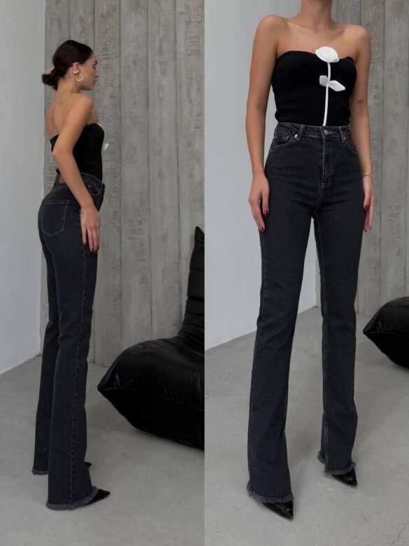 Spodnie Andrew jeans czarne 