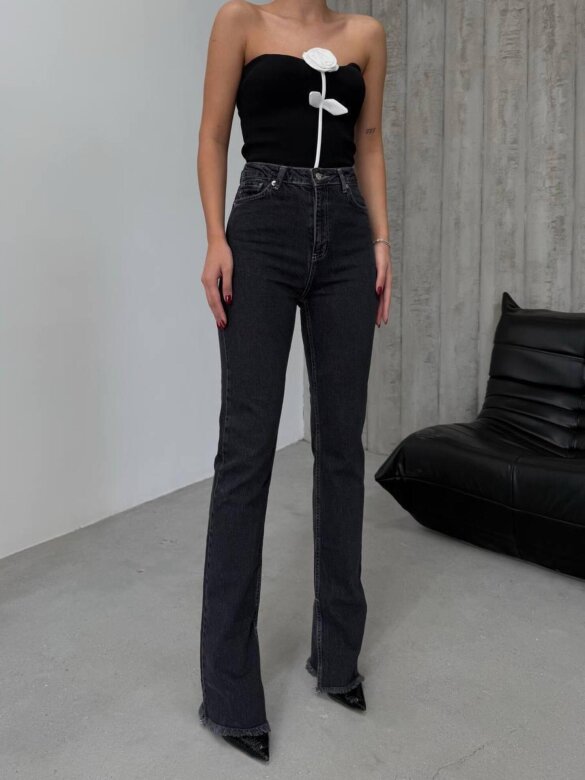 Spodnie Andrew jeans czarne 