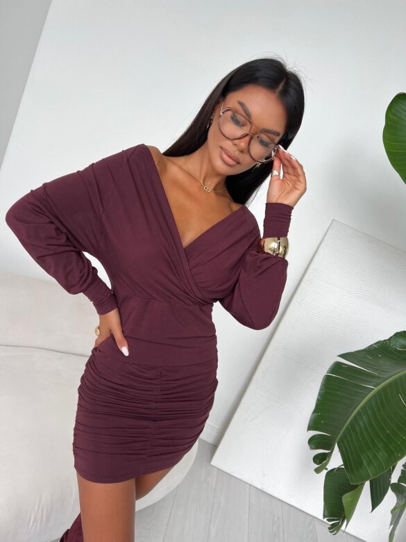 Komplet 2w1 Carmelo bordowy