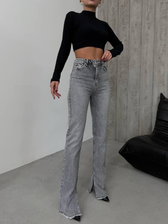 Spodnie Andrew jeans szare 