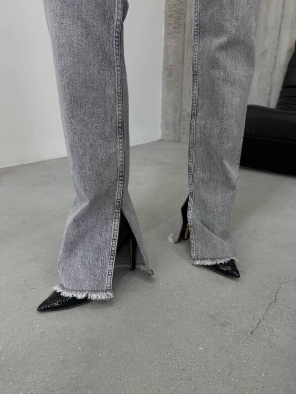 Spodnie Andrew jeans szare 