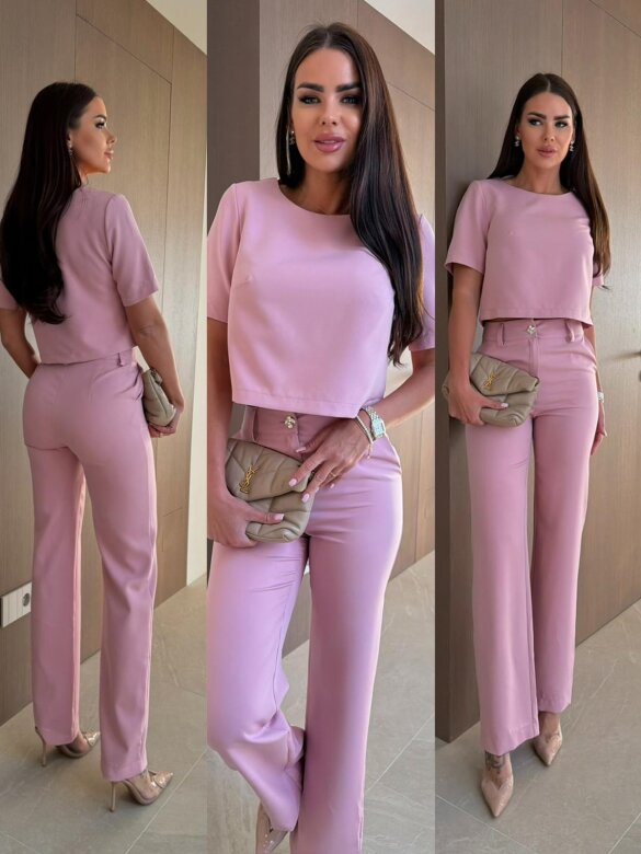 Komplet 2w1 Skyline pudrowy