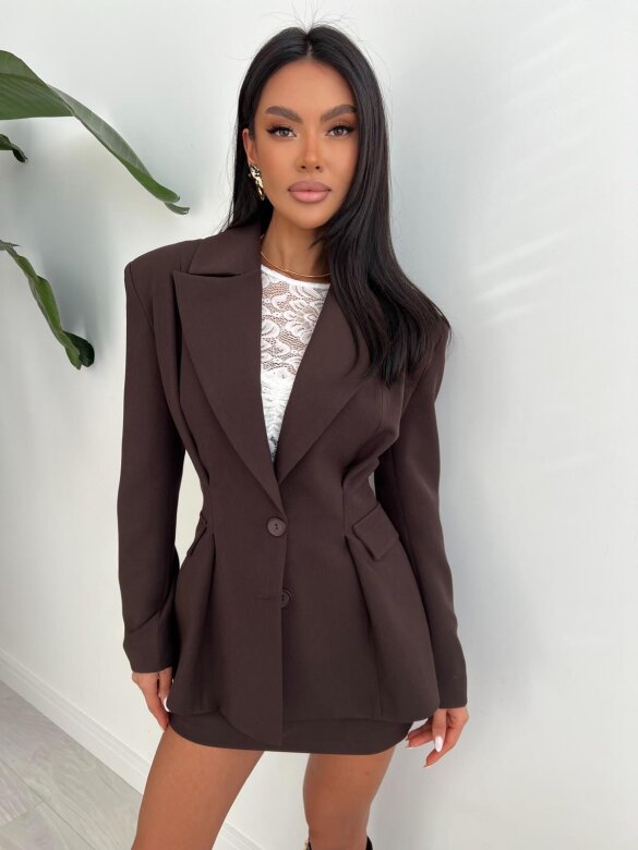 Marynarka Calimera czekoladowa