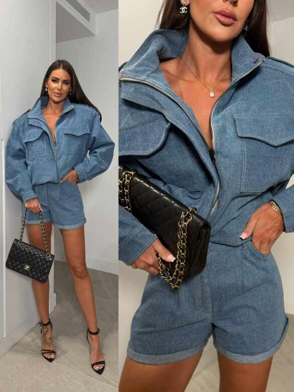 Spodenki Newton jeans niebieskie