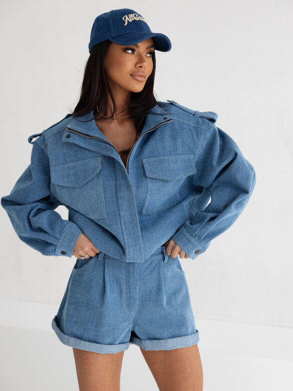 Spodenki Newton jeans niebieskie