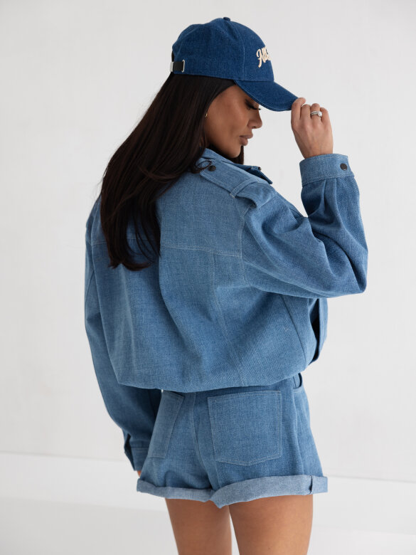 Spodenki Newton jeans niebieskie