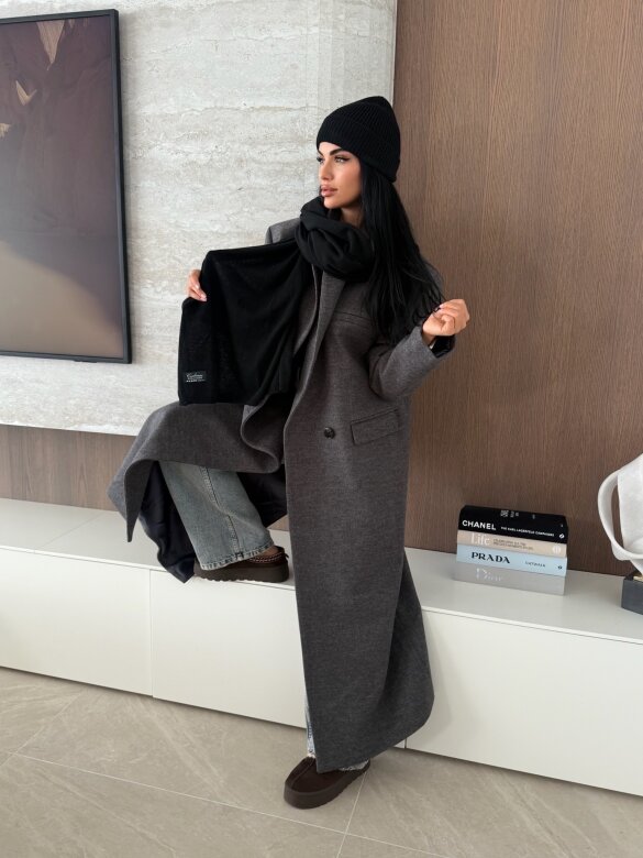 Czapka Cashmere z wełną i kaszmirem czarna