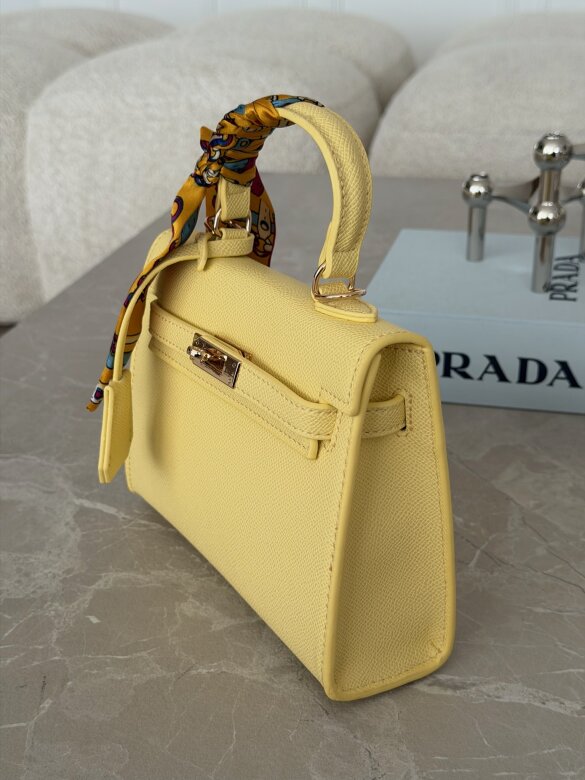 Torebka Nerina mini z apaszką butter yellow
