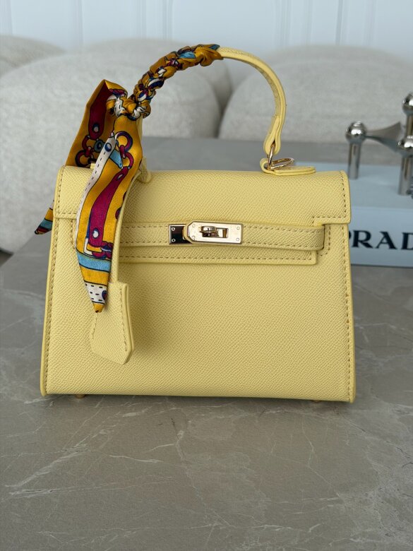 Torebka Nerina mini z apaszką butter yellow