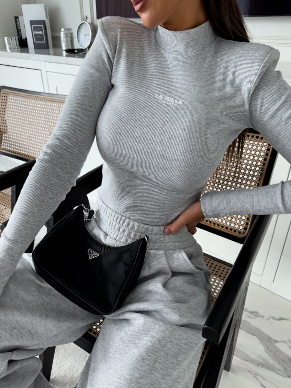 Bluzka Lamilla longsleeve szara