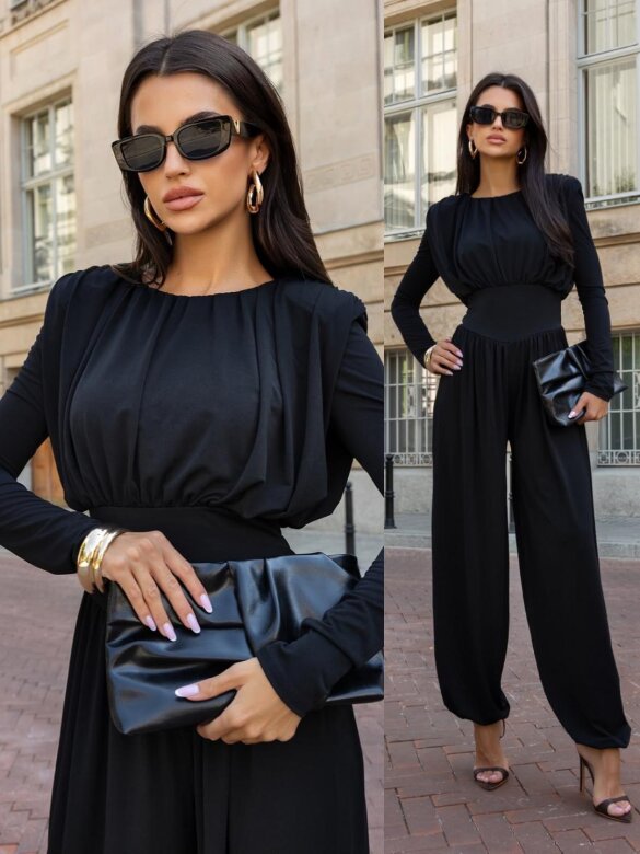 Jumpsuit Devo cotton black