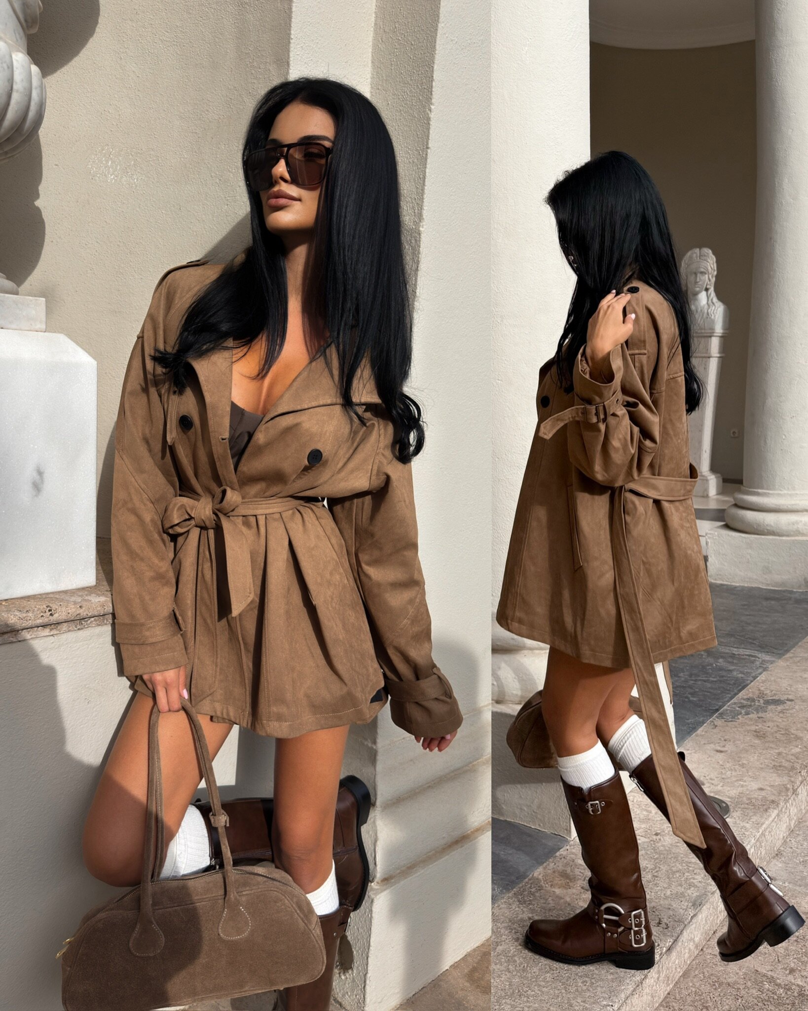 Kurtka Lusie beżowa