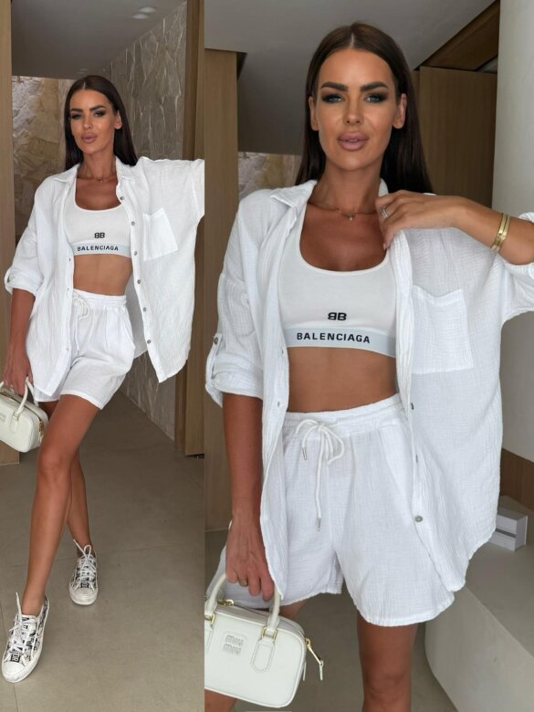 Komplet 2w1 Jonesin biały 