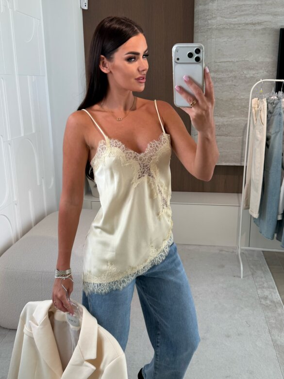 Top Maryland satynowy cytrynowy