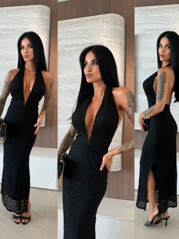 Sukienka Alma maxi czarna