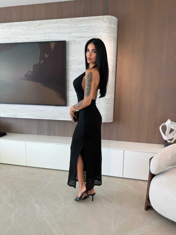 Sukienka Alma maxi czarna