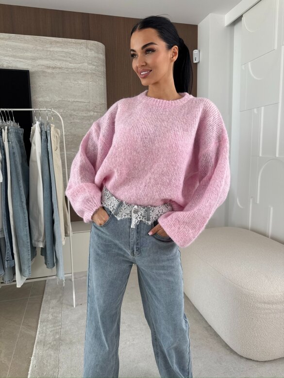 Sweter Alaska różowy