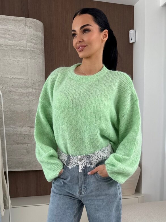 Sweter Alaska pistacjowy