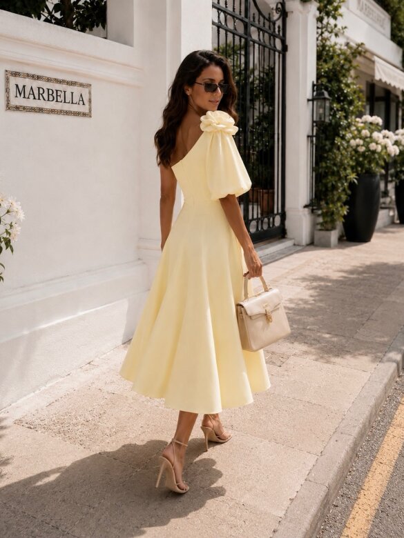 Dress Kelsen butter yellow
