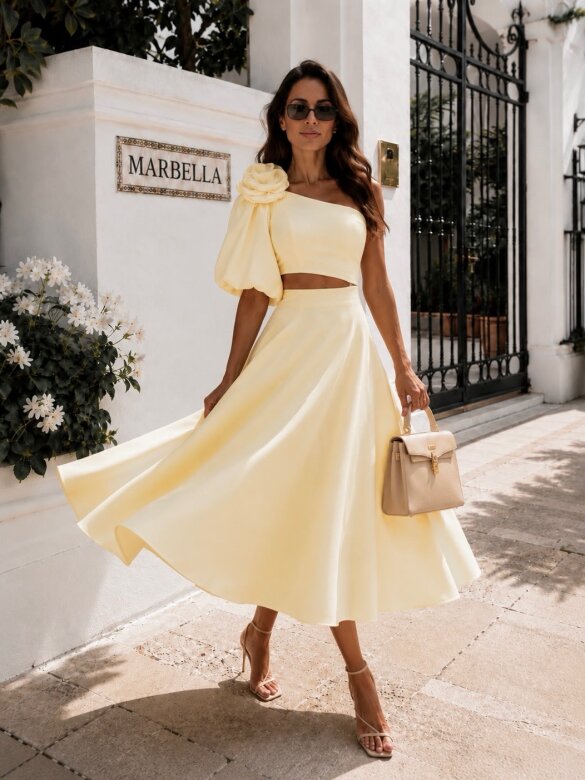 Dress Kelsen butter yellow