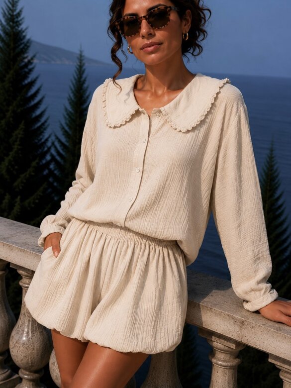 Set 2in1 Marisol cotton light beige