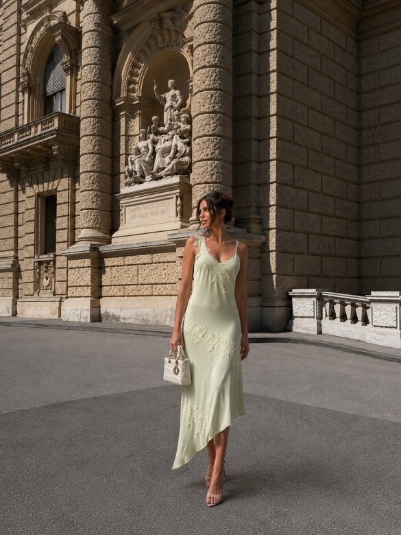 Dress Silk move matcha