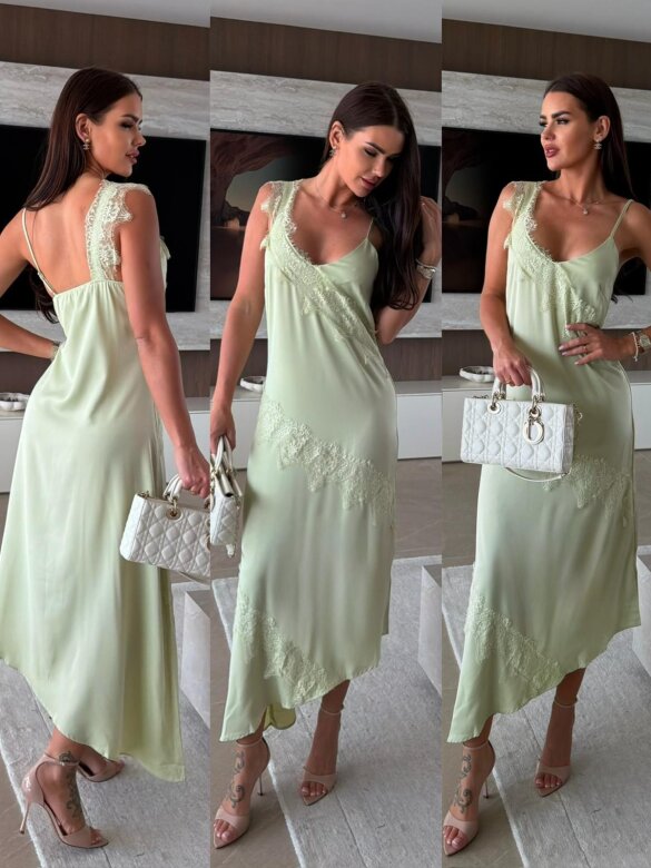 Sukienka Silk Move matcha 