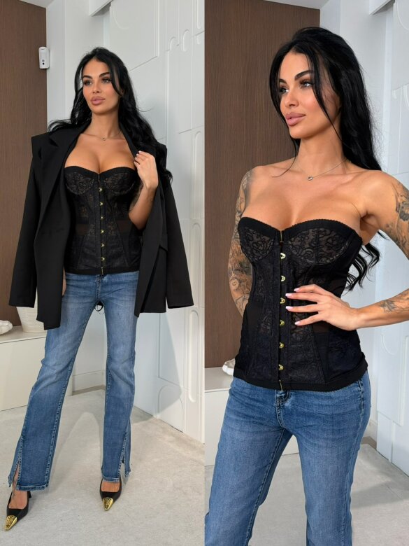 Gorset Missis czarny