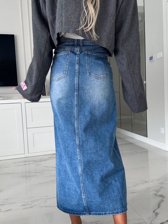 Spódnica Elise jeans niebieska