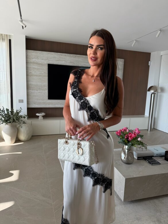 Sukienka Silk Move ecru