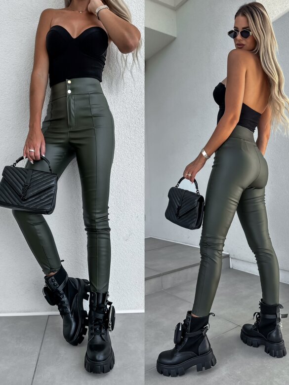 Spodnie Morrey woskowane khaki