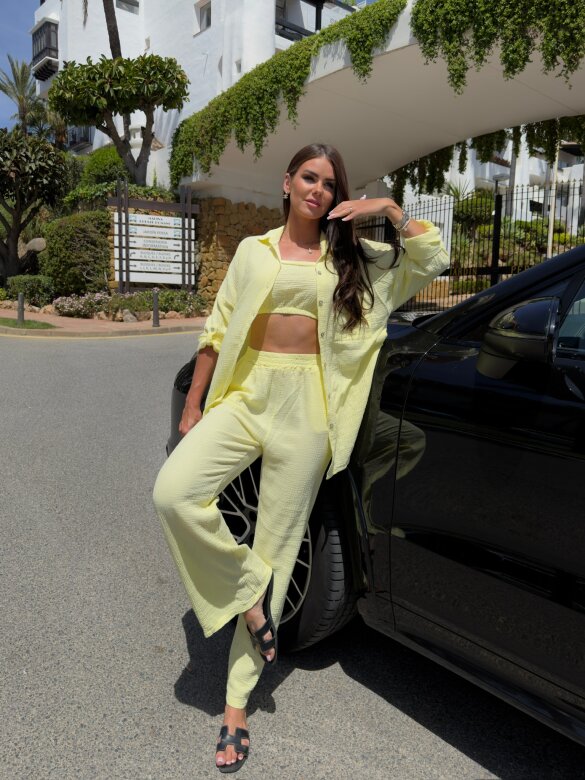 Set 3in1 Sevaro cotton butter yellow 