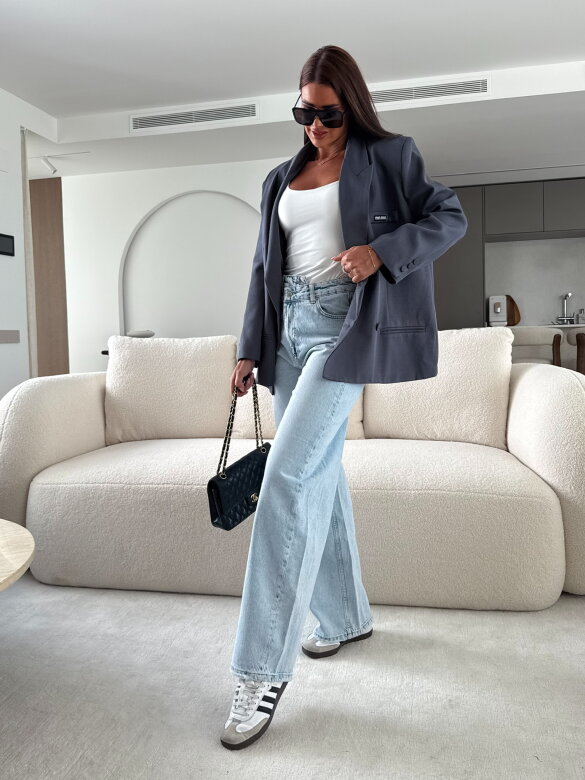 Spodnie Dalto jeans jasnoniebieskie 