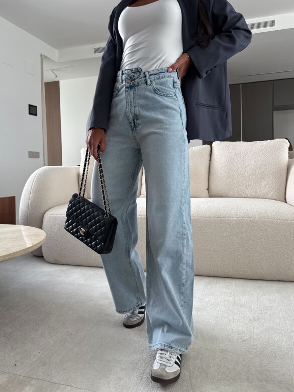Spodnie Dalto jeans jasnoniebieskie 
