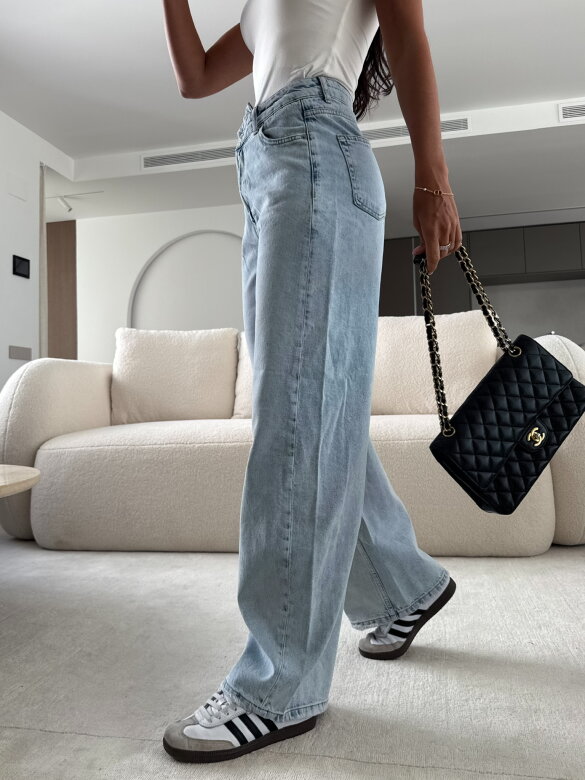 Spodnie Dalto jeans jasnoniebieskie 