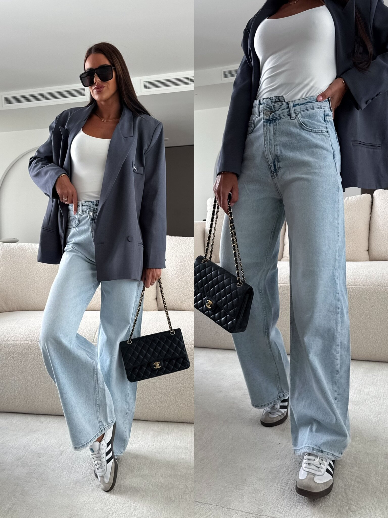 Spodnie Dalto jeans jasnoniebieskie 