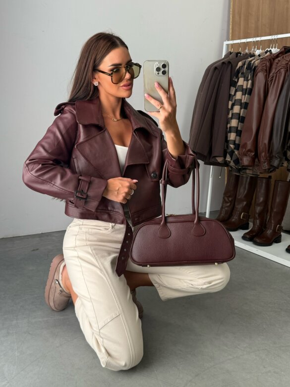 Ramoneska Veronica bordowa