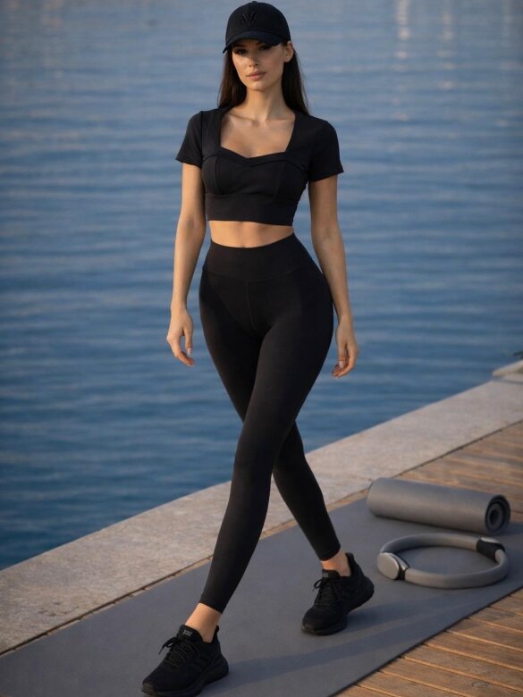 Komplet 2w1 Belluno czarny 