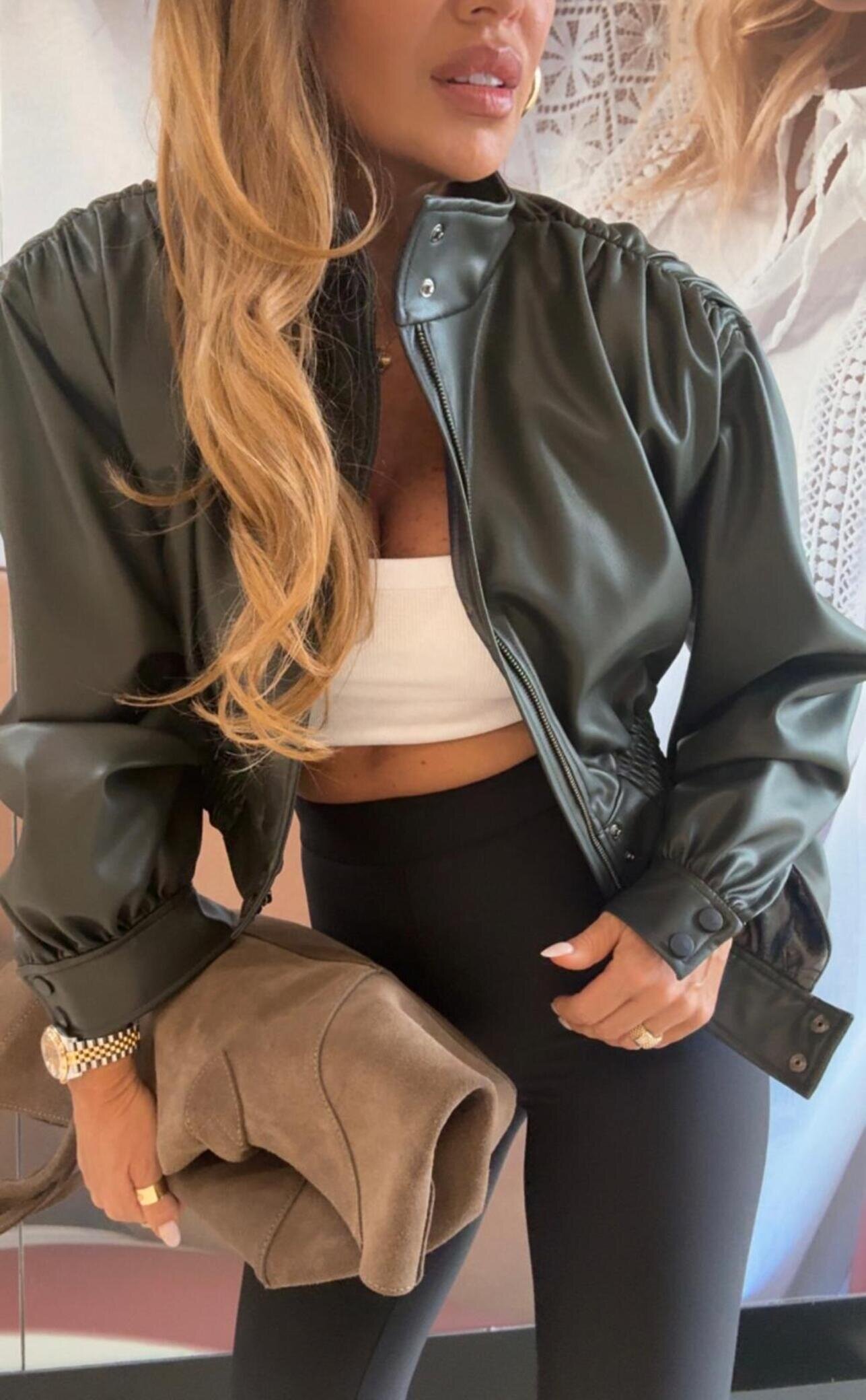 Kurtka Fargo short khaki